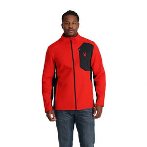 Spyder Bandit Full-Zip Stryke Mens Fleece Jacket 71H64008-63 Volcano Red Large